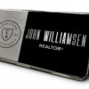 Coalition | Framed Name Tag - Silver/Black Block 1.5x3