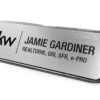 Framed Name Tag - Silver 1x3 Name Tag