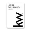 Simple All Black Name Tag (Vertical)
