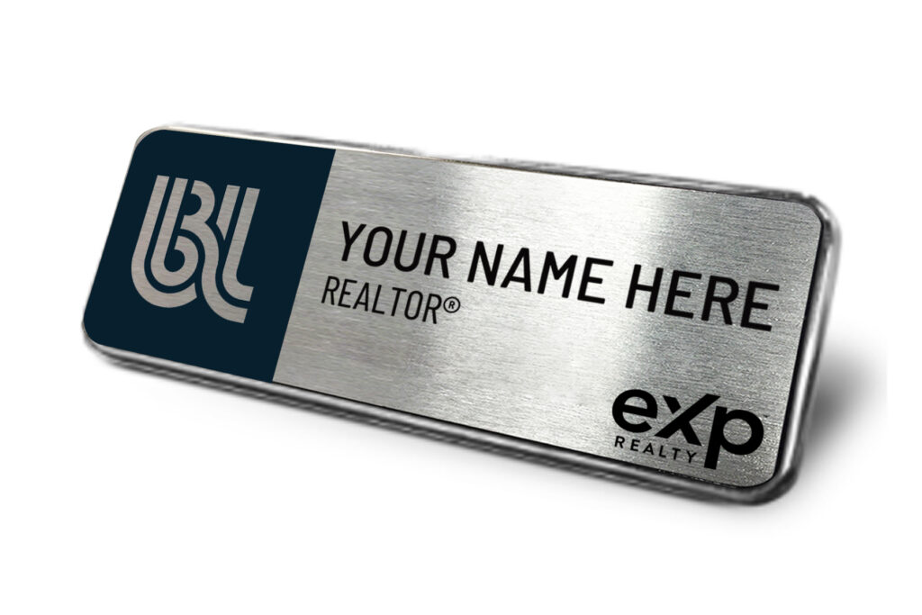Ben Laube Homes 1x3 Framed  Name Tag