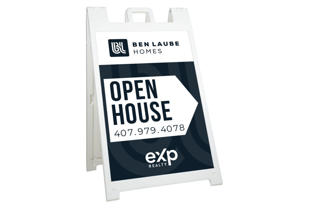 Ben Laube Homes | 24x36 Signicade® Deluxe A-Frame signs
