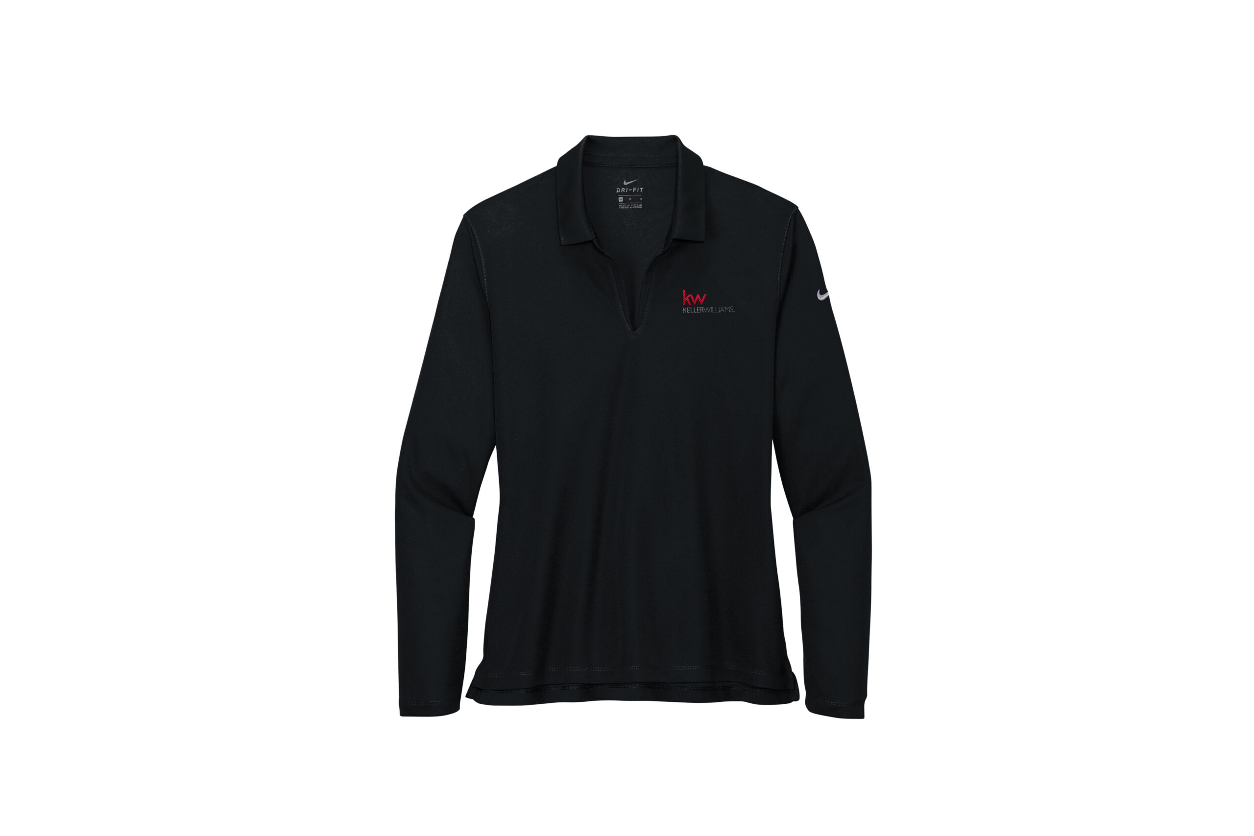 Keller Williams | Nike Ladies Dri-FIT Micro Pique 2.0 Long Sleeve Polo Embroidered - Image 5