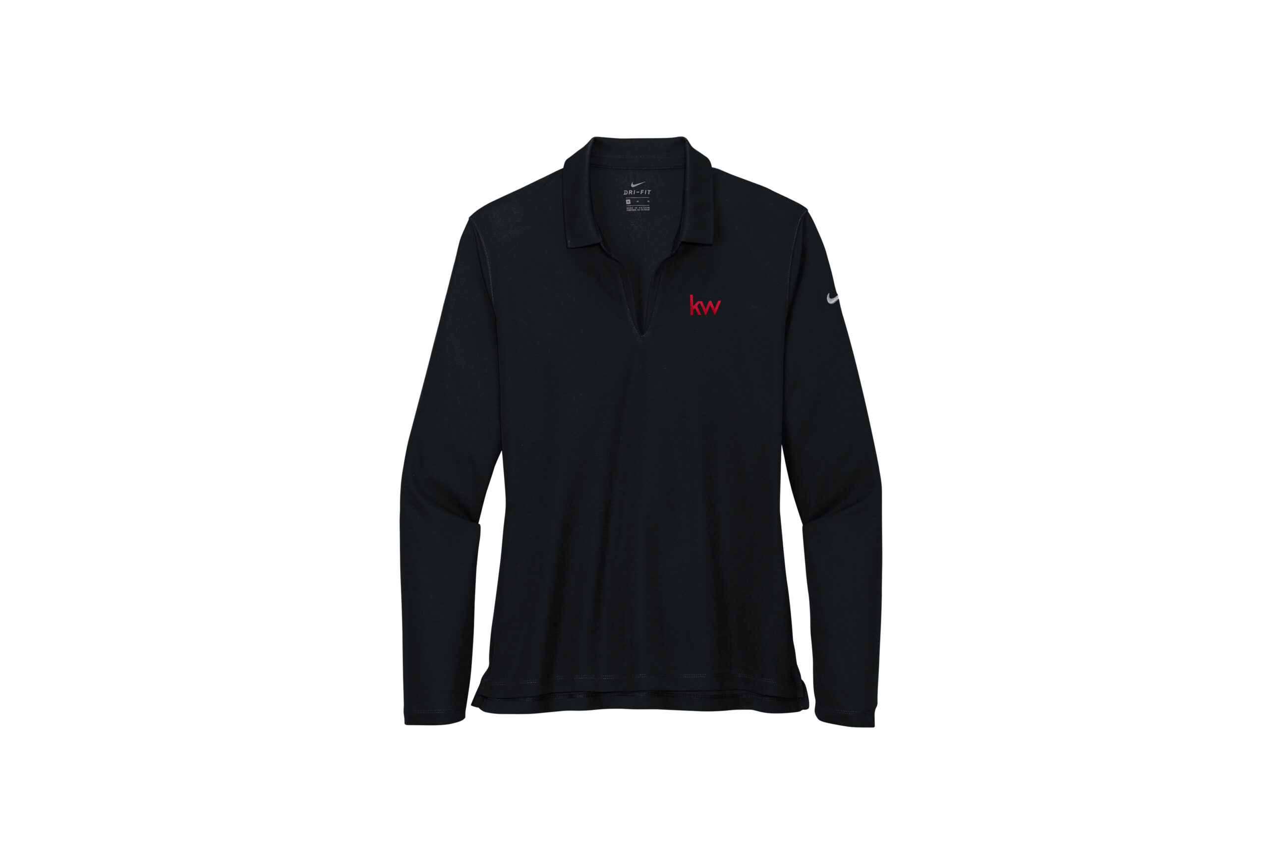 Keller Williams | Nike Ladies Dri-FIT Micro Pique 2.0 Long Sleeve Polo Embroidered - Image 9