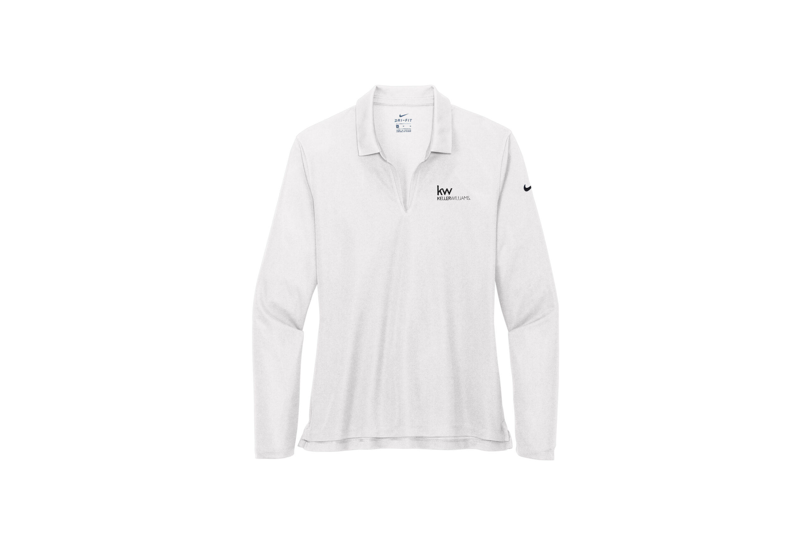 Keller Williams | Nike Ladies Dri-FIT Micro Pique 2.0 Long Sleeve Polo Embroidered - Image 11