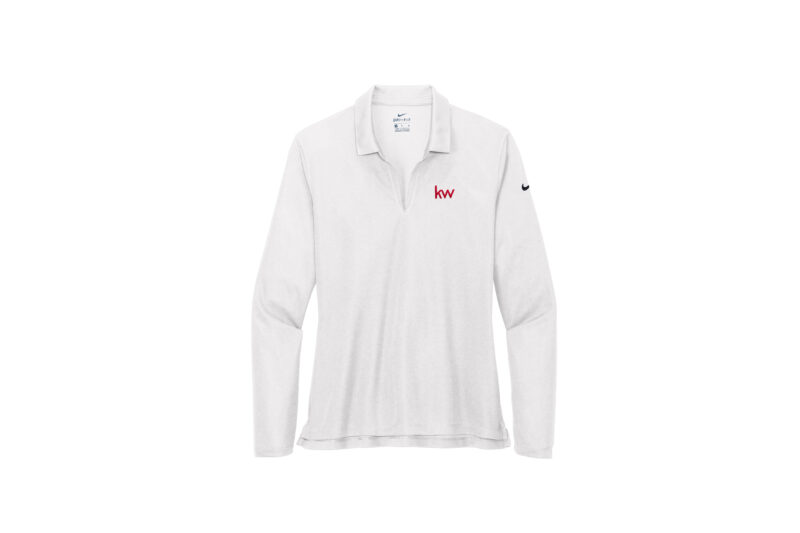 Keller Williams | Nike Ladies Dri-FIT Micro Pique 2.0 Long Sleeve Polo Embroidered - Image 7