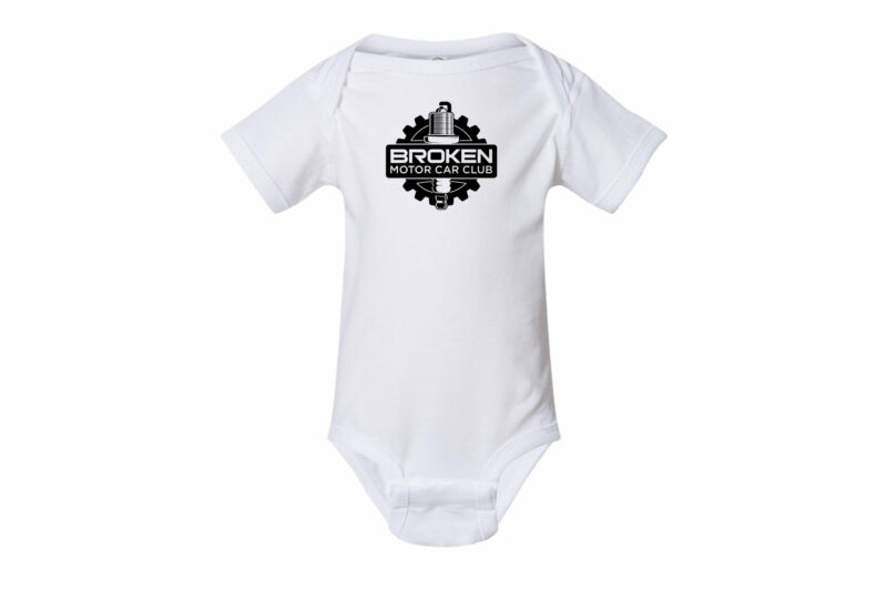 Broken Motor Car Club | Baby Bodysuit (Gear) - Image 4