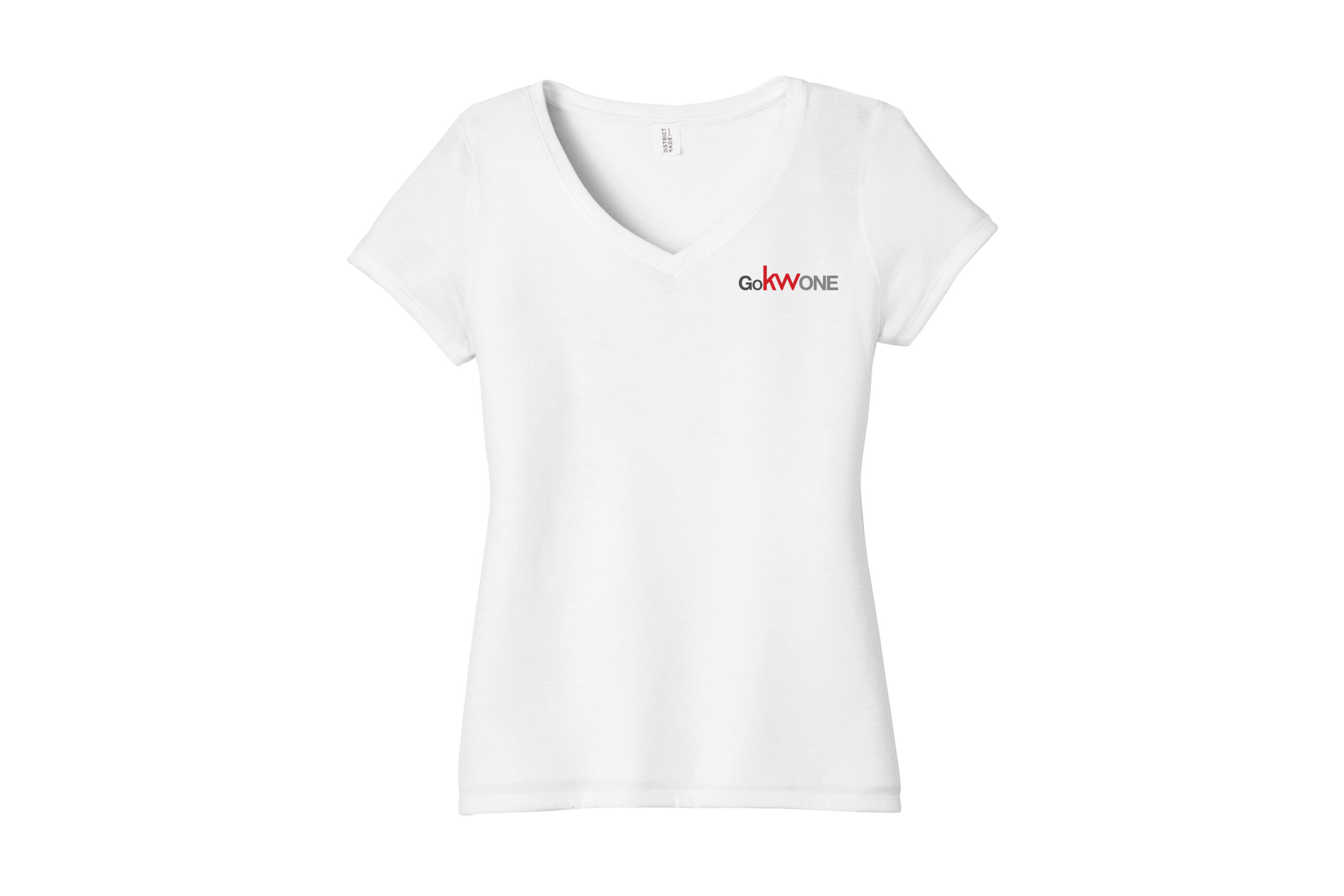 GoKWOne | District ® Women’s Perfect Tri ® V-Neck Tee (Direct To Film) - Image 3