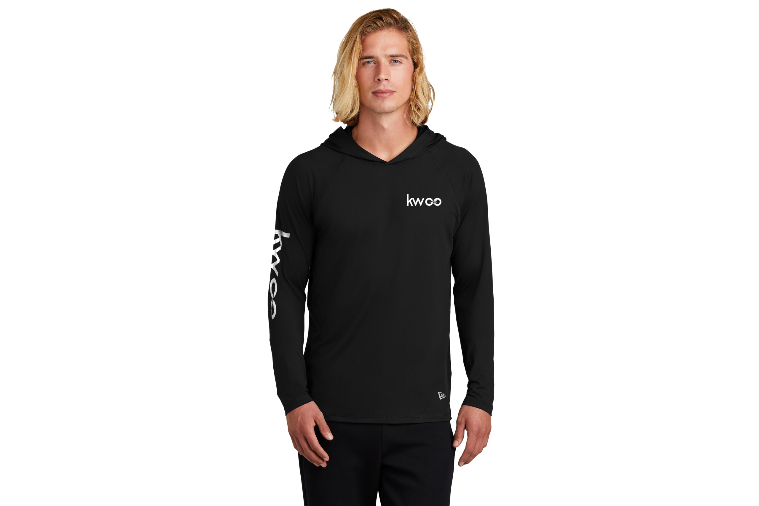 KW Go | New Era® Power Long Sleeve Hoodie - Direct To Film