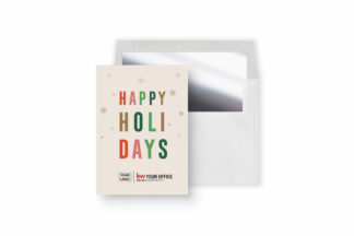 Holiday Greeting Cards - Happy Holidays