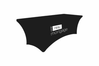 One Real Mortgage | 6 ft. Stretch Table Throw 3-sided with Custom Print