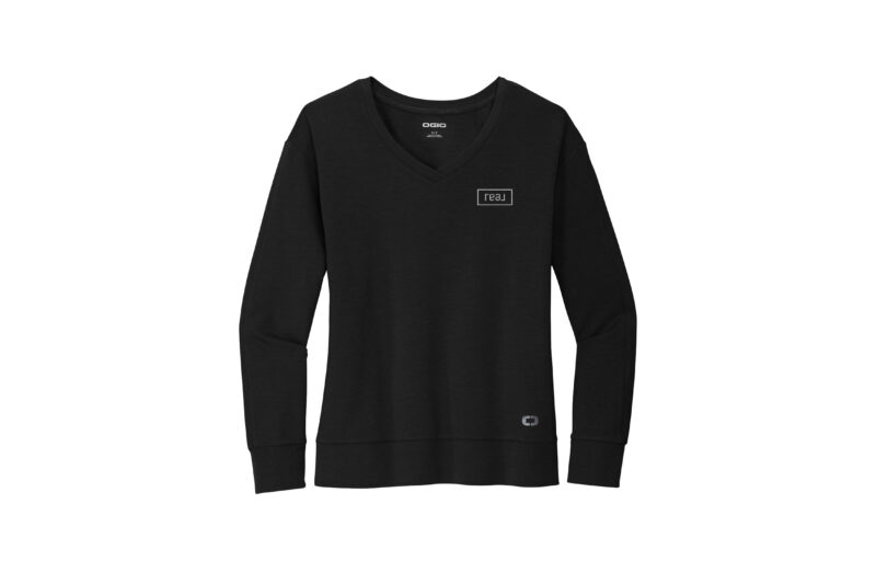 Real Brokerage | Ogio Ladies Luuma French Terry V-neck - Image 2