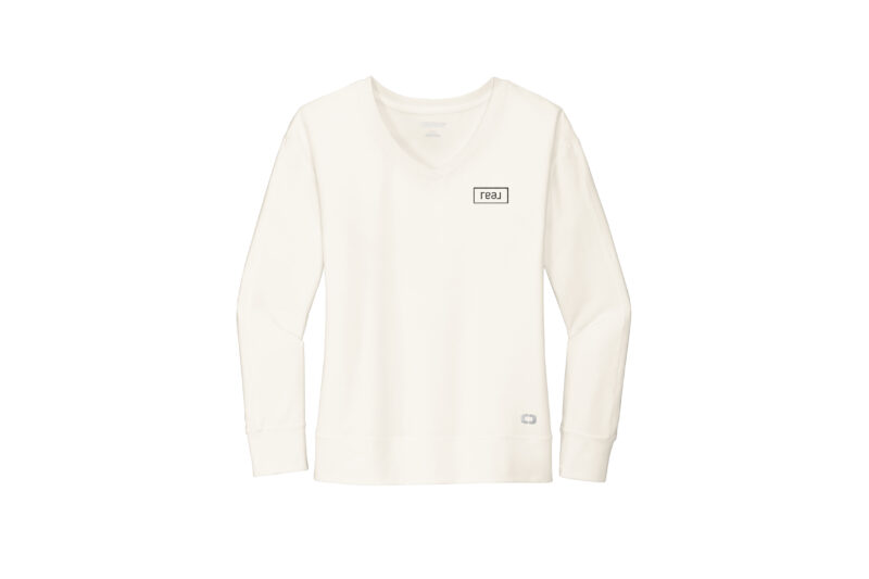 Real Brokerage | Ogio Ladies Luuma French Terry V-neck - Image 4