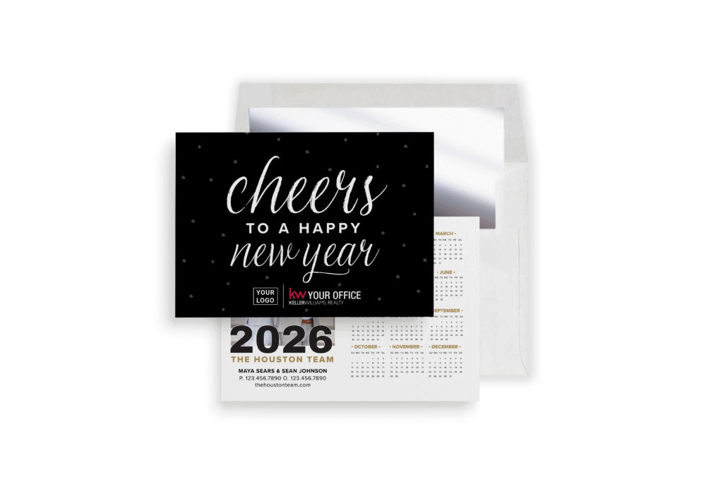 Holiday Postcards - Cheers to a Happy New Year