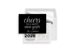Holiday Postcards - Cheers to a Happy New Year