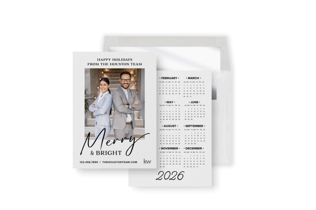 Holiday Postcards - Merry and Bright Calendar