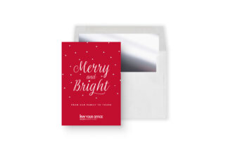 Holiday Greeting Cards - Merry and Bright