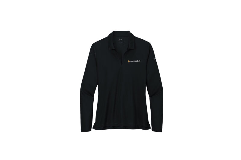 Consertus | Nike Ladies Long Sleeve Polo - Image 2
