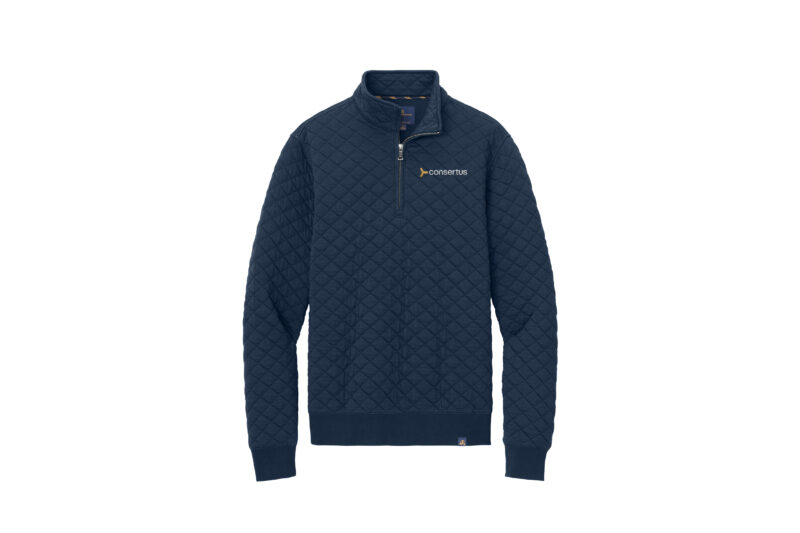 Consertus | Brooks Brothers® Diamond Quilt 1/4-Zip - Image 3