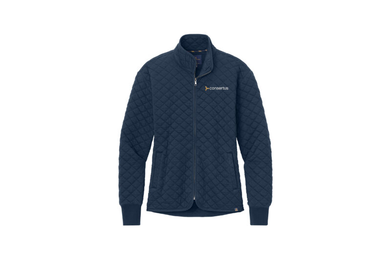 Consertus | Brooks Brothers® Women's Diamond Quilt Full-Zip - Image 3