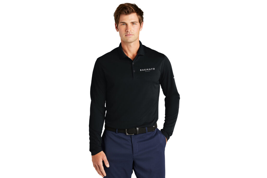 Baemayr Realty | Nike Mens Long Sleeve Polo