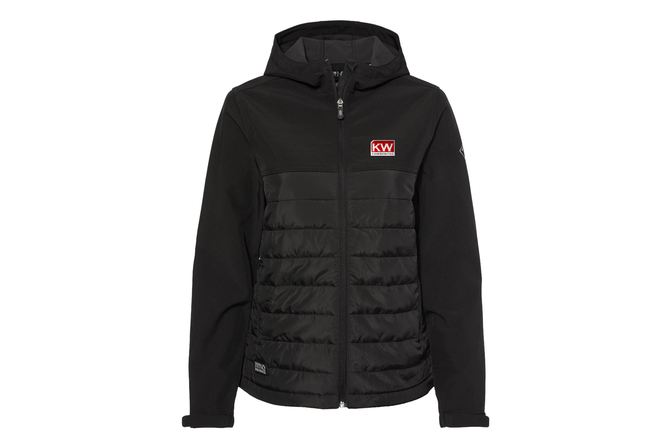 KW Commercial | DRI DUCK - Women's Vista Soft Shell Puffer Embroidered - Image 3