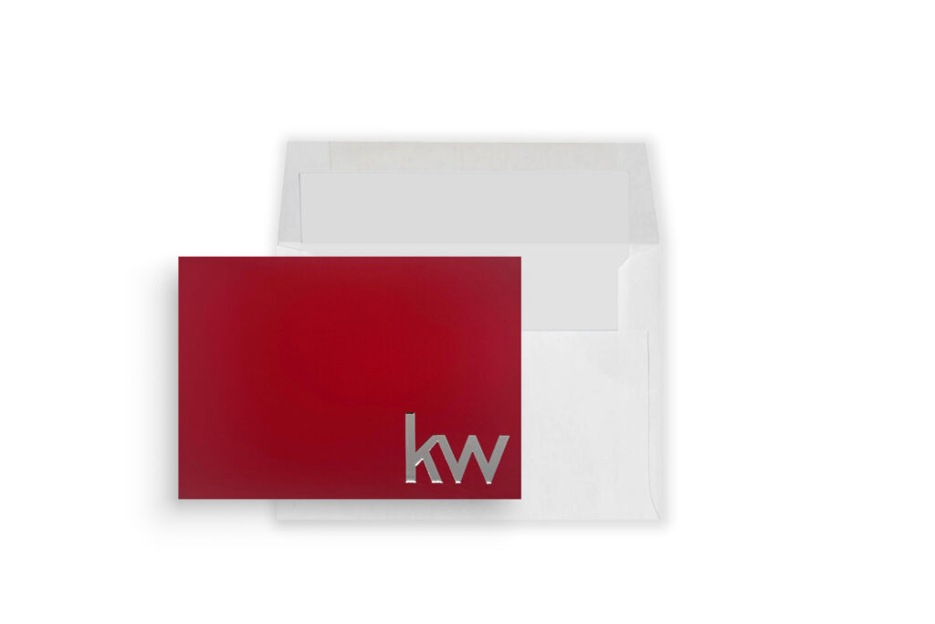 Keller Williams | Red Corner Logo Foil Greeting Card