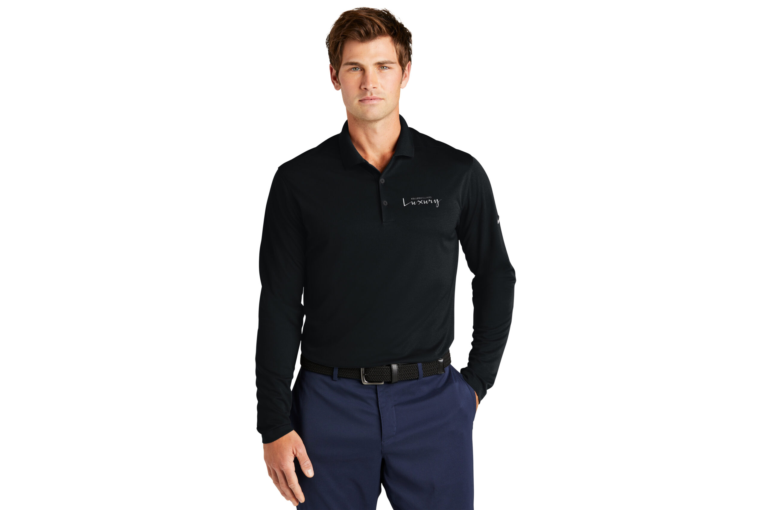 KW Luxury | Nike Mens Long Sleeve Polo