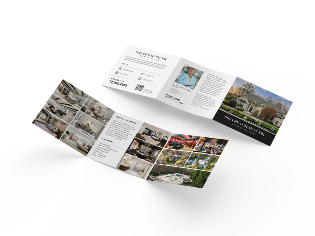 Keller Williams | Tri-Fold Property Listing Option 1