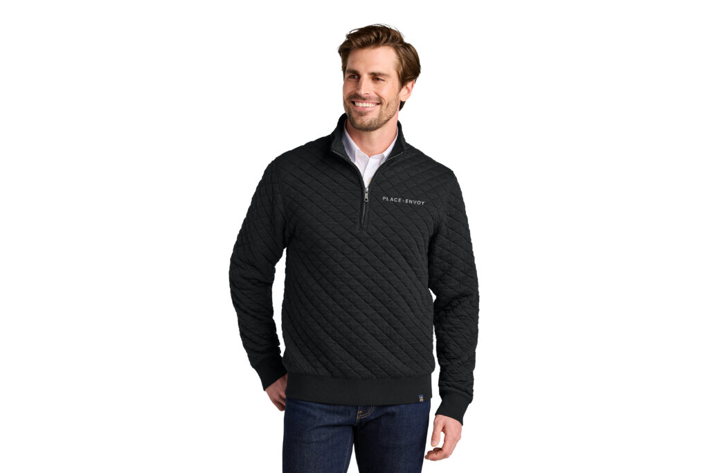 ENVOY + PLACE | Brooks Brothers® Diamond Quilt 1/4-Zip